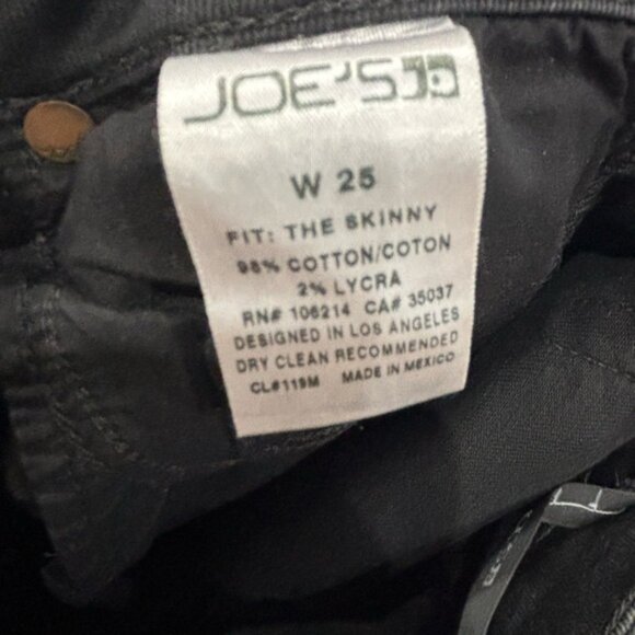 Joe’s Black Skinny Jeans - Picture 3 of 3